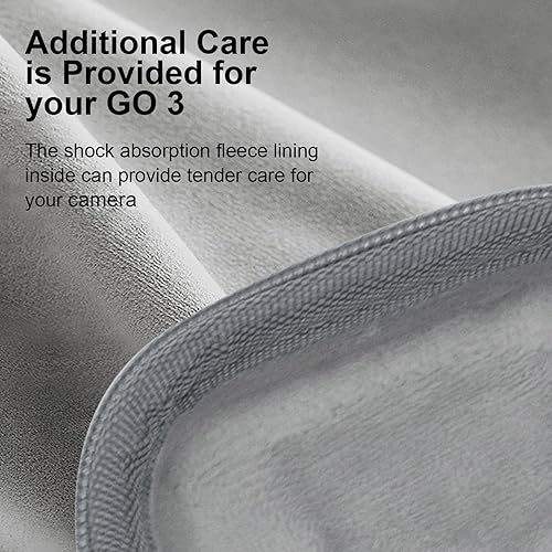 Miniatura 4 de LICHIFIT Bolsa de almacenamiento portátil Bolsa de transporte para Insta360 GO 3 Cámara y Acción Pod Mini Funda Protectora Shell Box Skin