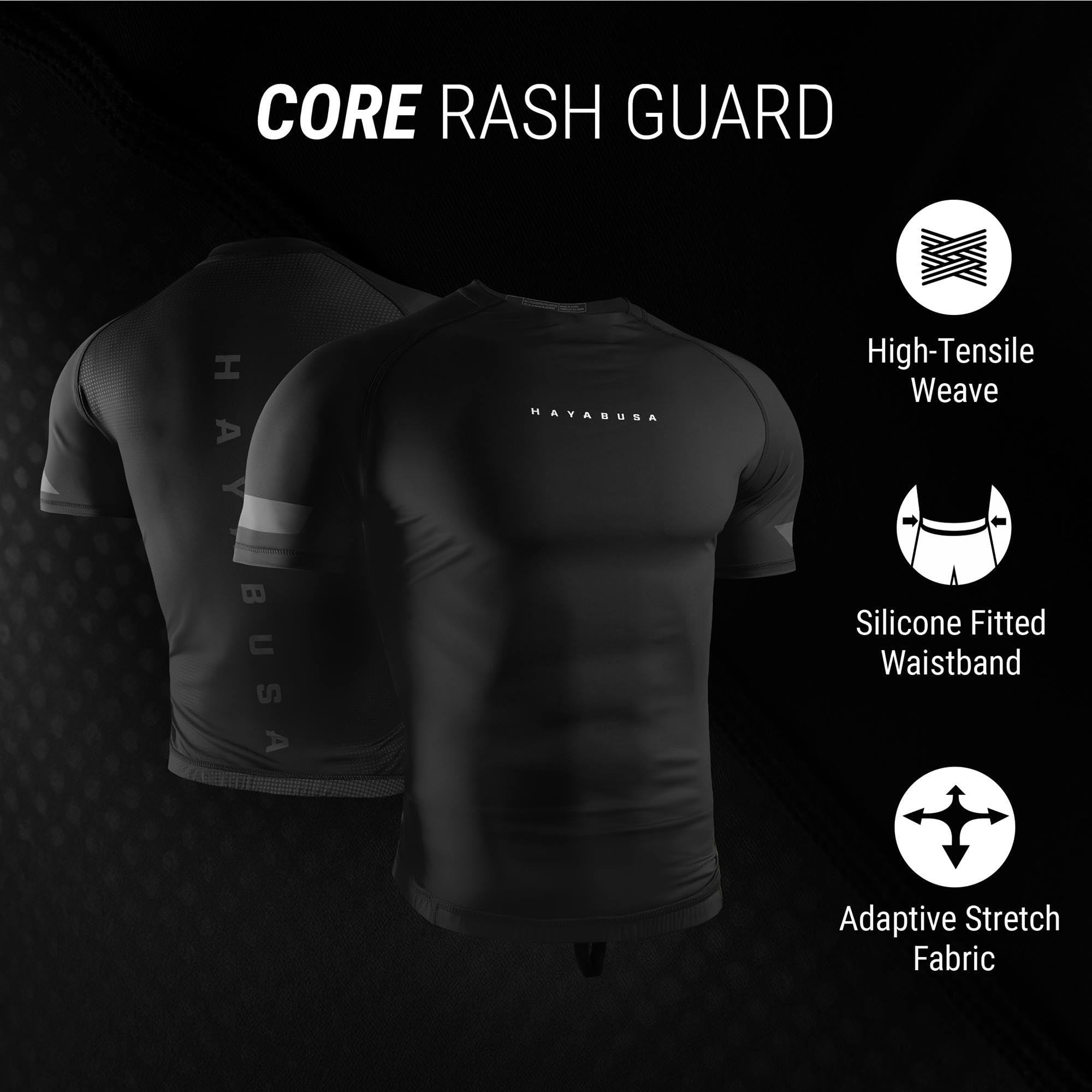 Hayabusa Core Rashguard für Herren, kurzärmelig