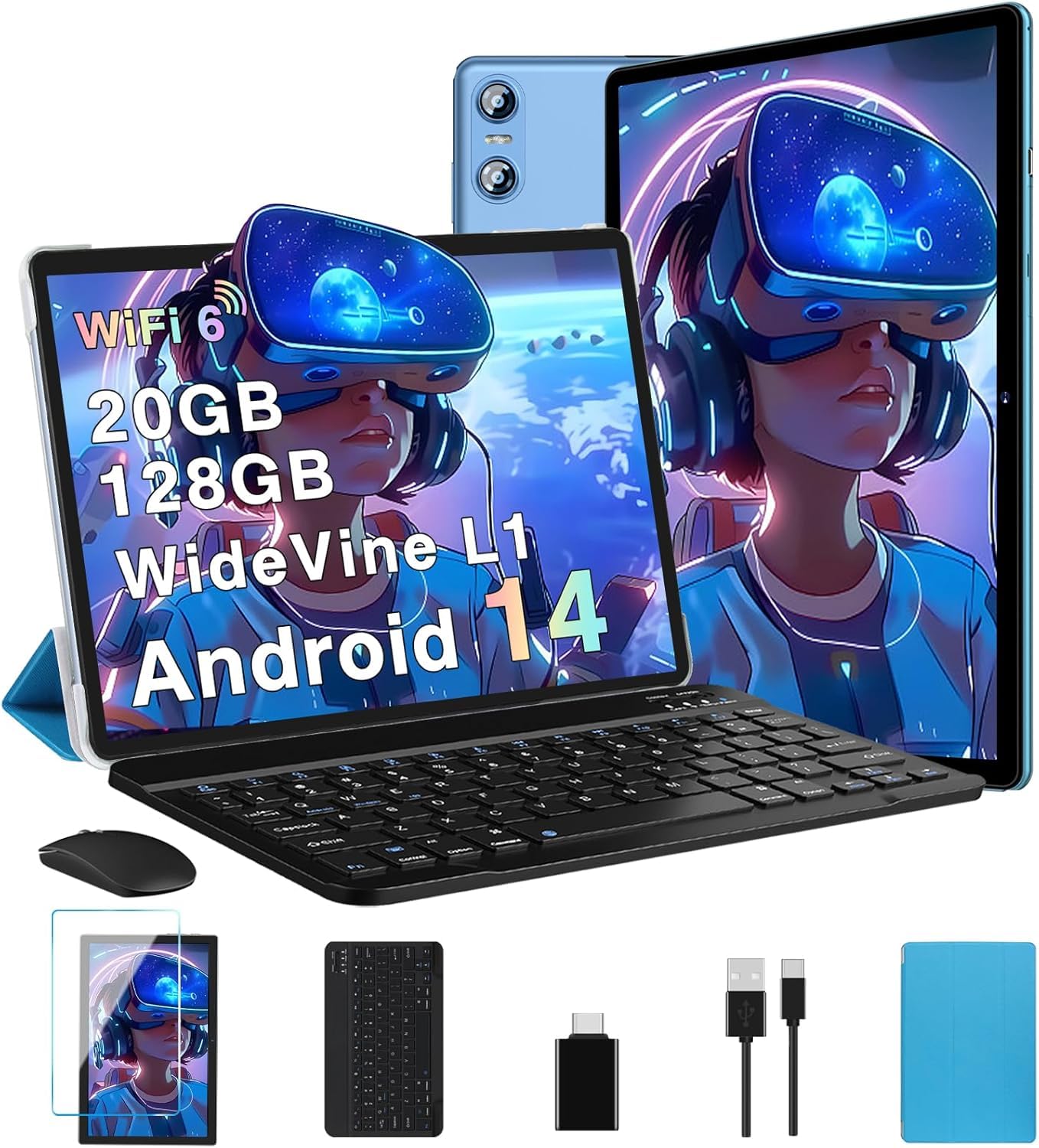 タブレット 10インチ 20GB+128GB 7448 タブレット 10インチ 20GB+128GB 7448 2025 tablet, 10 inch Android