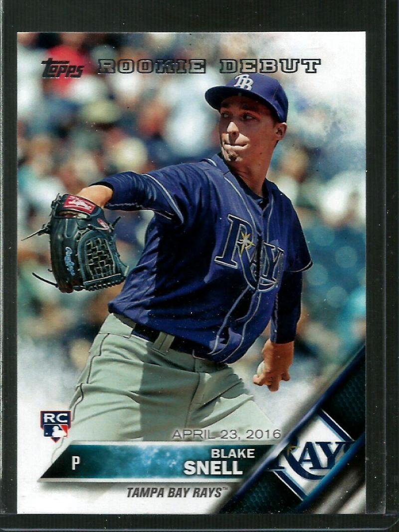 Amazon.com: 2016 Topps Update #US40 Blake Snell NM-MT RC Rookie Rays :  Collectibles & Fine Art