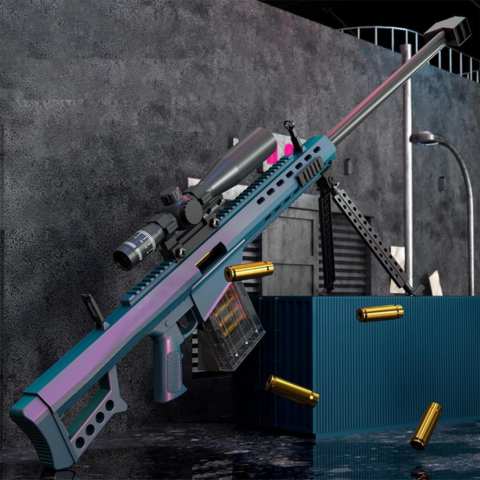 Pistolet Jouet en Mousse Souple, Fusil de précision pour Enfants, 80 cm de Long, Convient aux Adolescents à partir de 6 Ans.