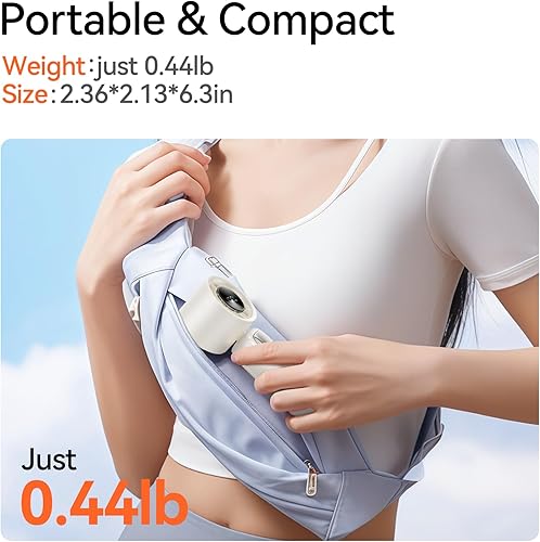 Miniatura 7 de Ventilador turbo portátil 3 en 1, 100 velocidades, 15000 RPM, refrigeración de 10 horas, pantalla LED, rotación de 90, alimentado por batería