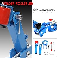 Vista 4 de Auto Dynasty Arco de rueda resistente durable de la rueda de la herramienta del rodillo de la guardabarros que extiende la reforma anterior de la ens