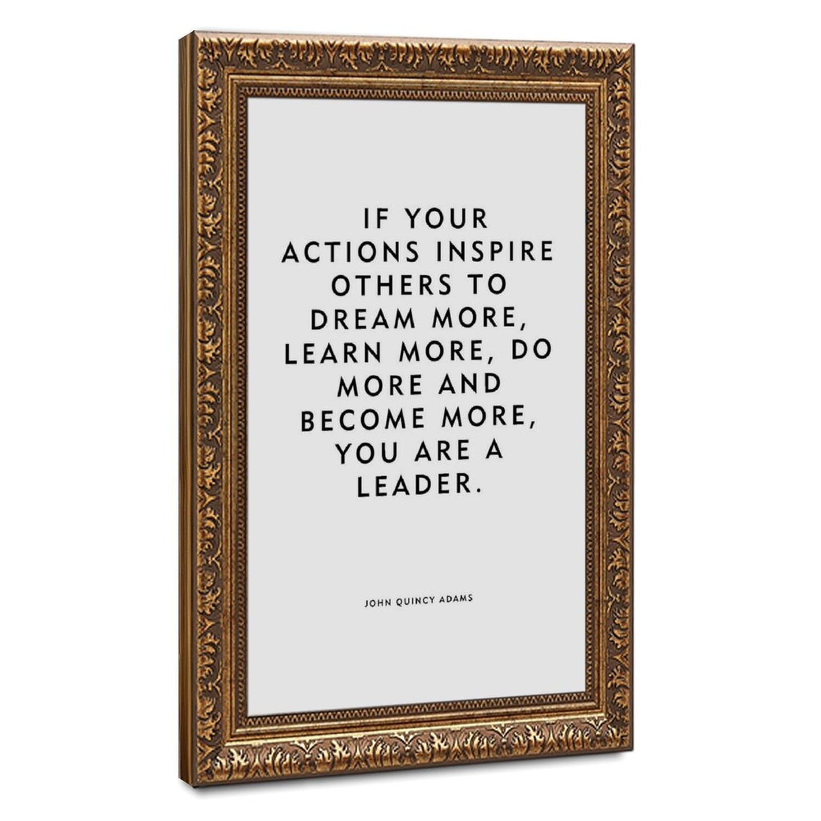 ELKPDOE Leader Poster Motivational Quotes