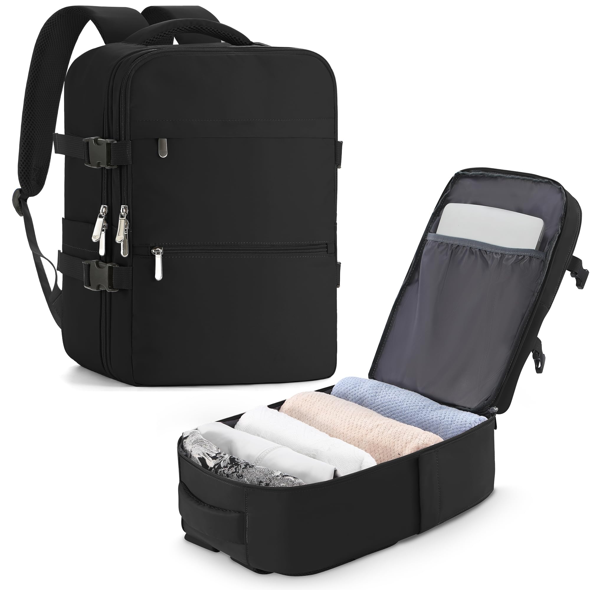 xlodea Sac a Dos Bagage Cabine 45x36x20 pour Easyjet Sac de Voyage Cabine Avion Bagage à Main Sac à Dos Imperméable Sac de Sport Femme Homme
