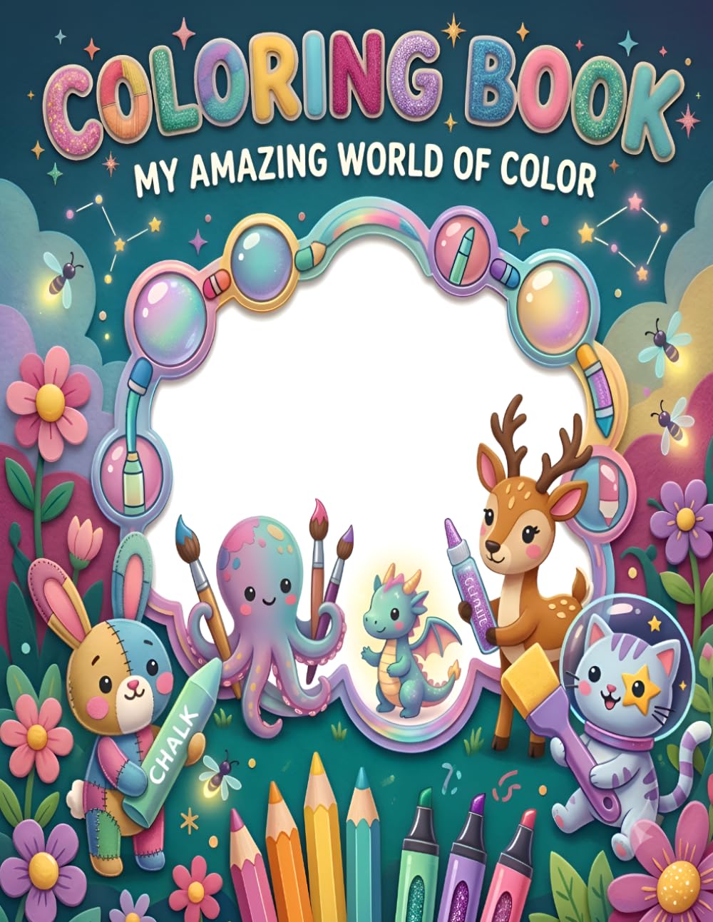 ABC Adventure Coloring Book for Kids Ages 3-6: A to Z Alphabet Coloring Book with Fun and Unique Illustrations | Learn Letters, Vocabulary, and Coloring Skills for Toddlers and Preschoolers