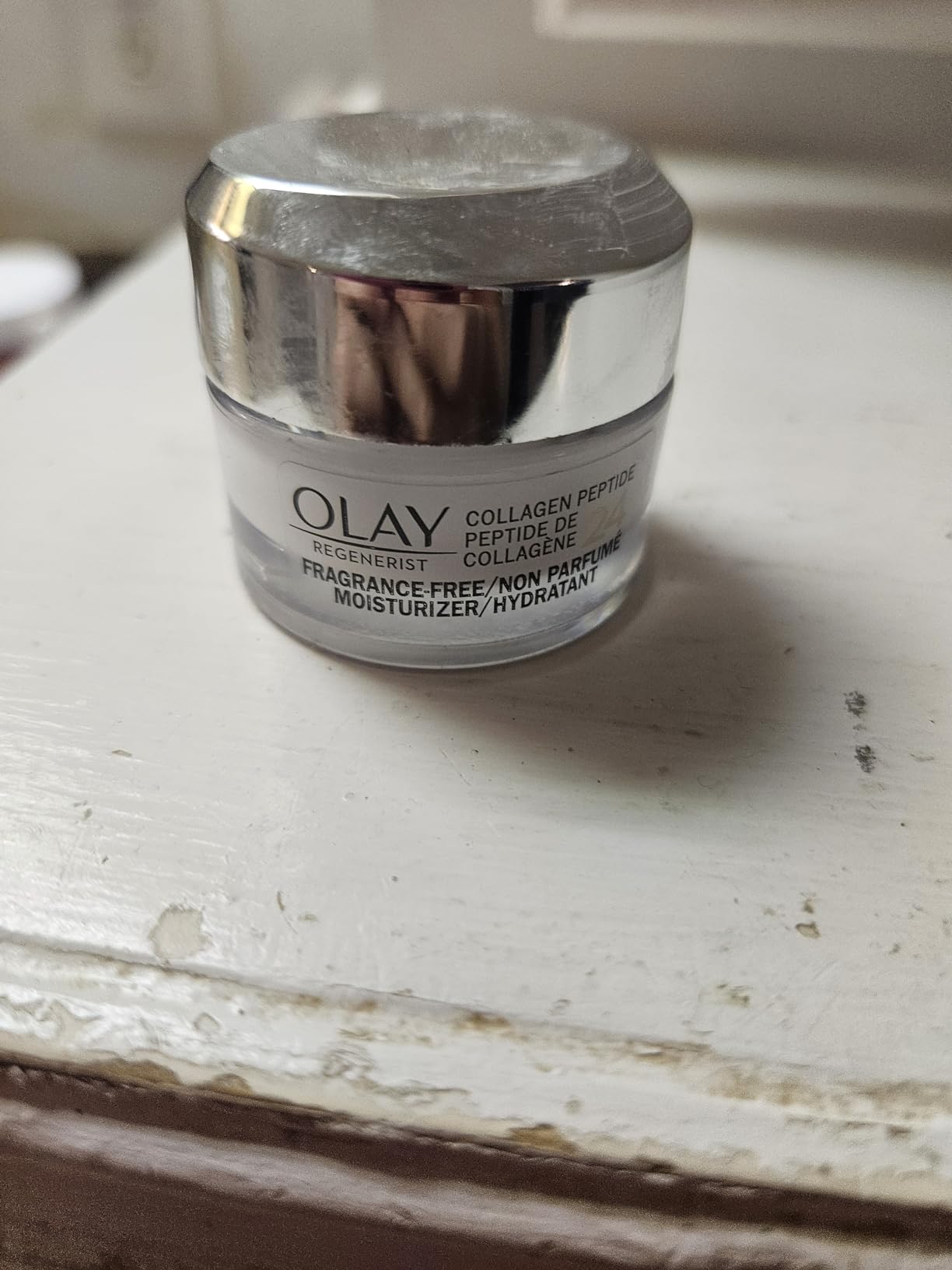 Olay Regenerist Collagen Peptide 24 Face Moisturizer, Trial Size, 0.5 oz