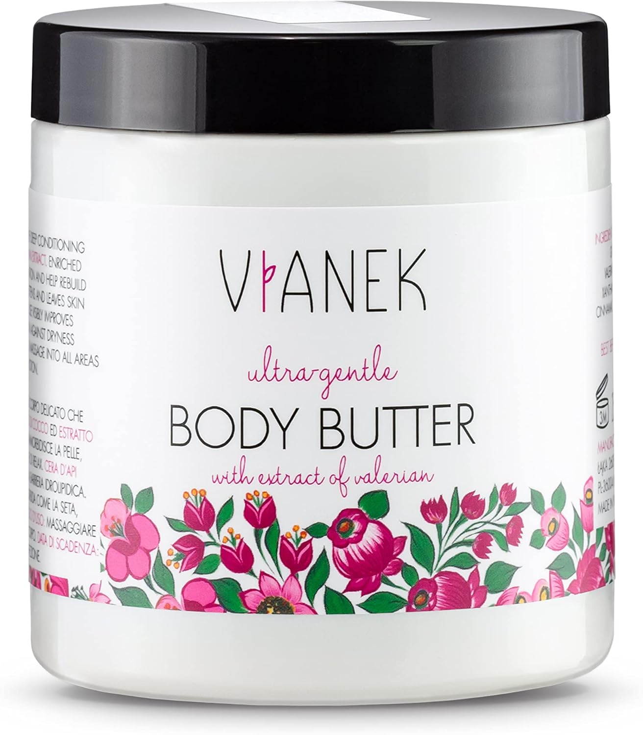 VIANEK Intensive Nourishing Physique Butter Pure Cosmetics for Males and Ladies Dimension 250 ml