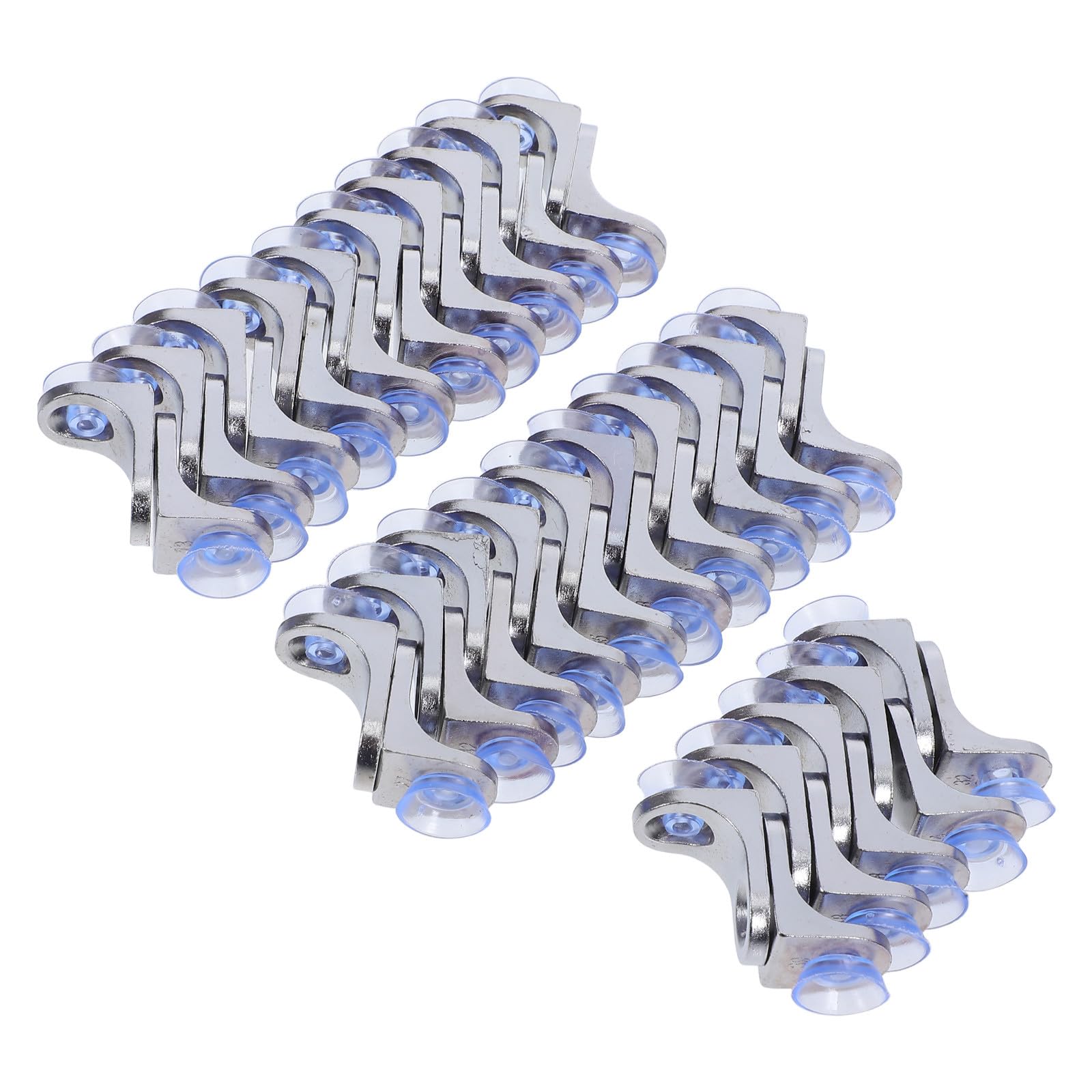 Supports étagère verre réglables en alliage de zinc robustes x50