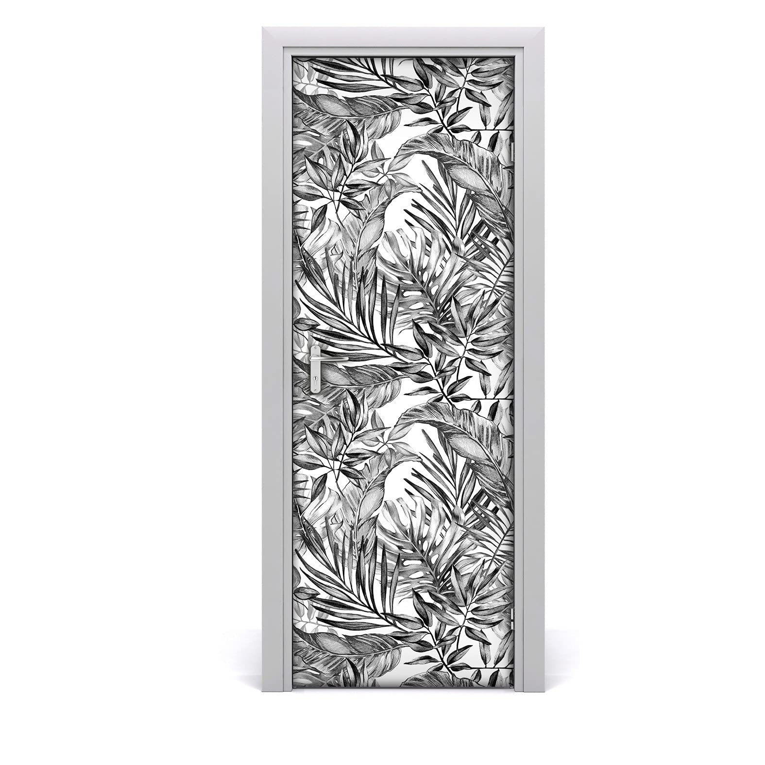 Autocollant de porte pour masquer les imperfections et décorer votre entrée