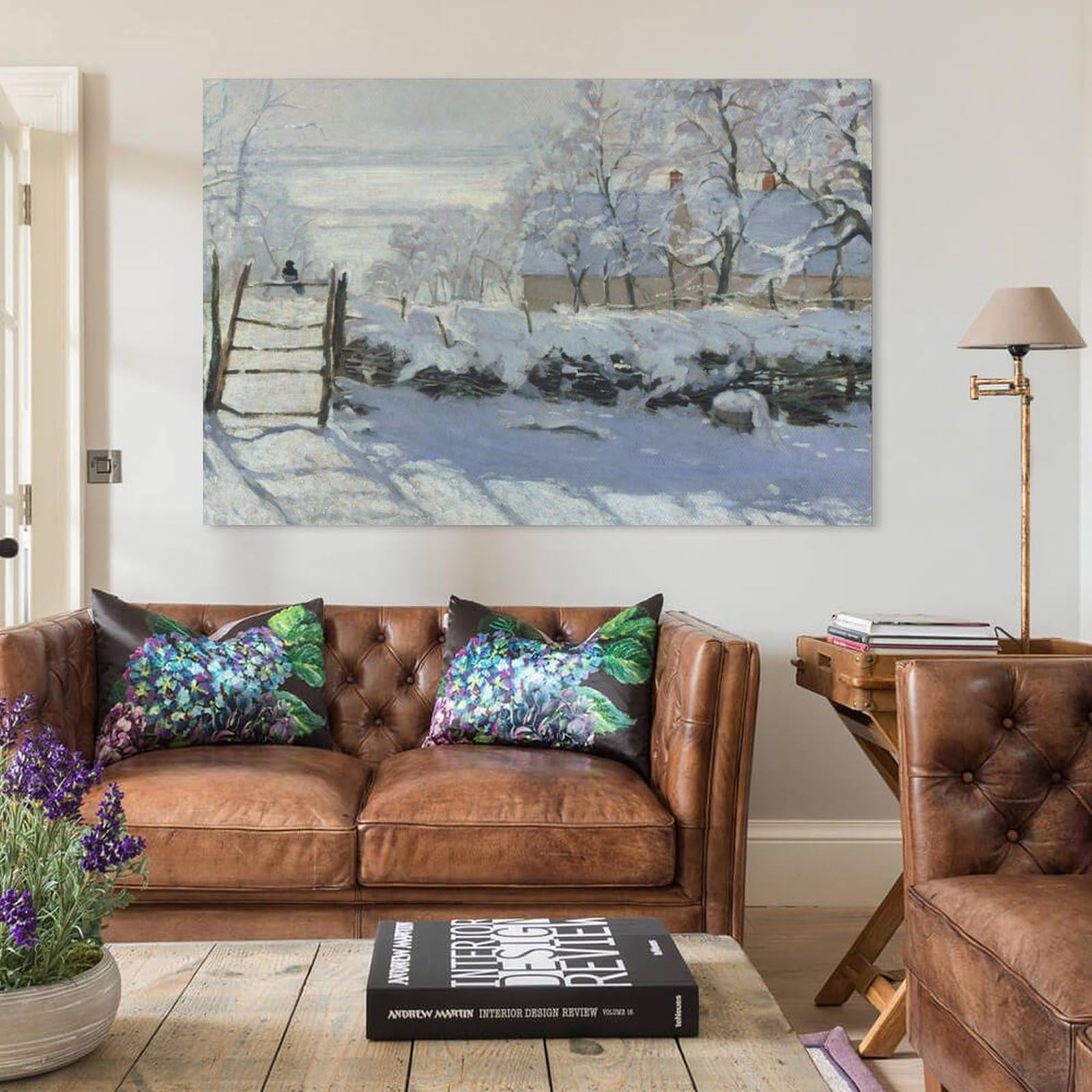 Amazon.co.jp: Claude Monetクロード・モネ《かささぎ》ポスター 部屋