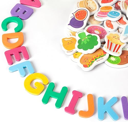 Miniatura 9 de Crayola ABC - Juego de imanes a juego Foodie Garden Imanes de espuma del alfabeto y la imagen, educación en el aula y en el hogar, aprendizaje de