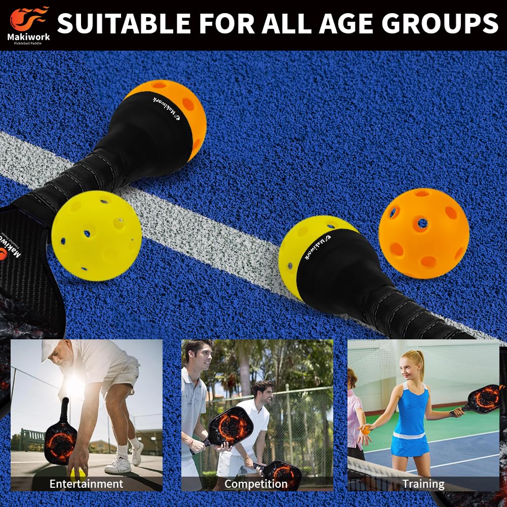 Récupérateur De Balles De Pickleball à Ventouse – En Silicone, Léger – À Fixer Sous La Raquette, évite De Se Baisser