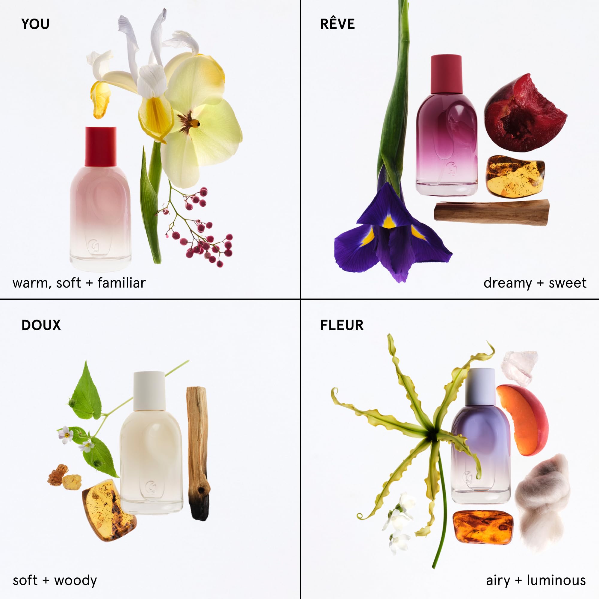 Glossier You Fragrance Set - 4 Mini Perfumes -4