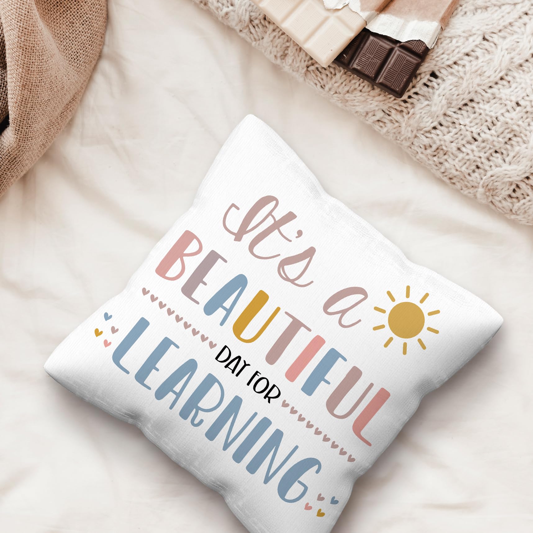 18x18 Inch Reading Corner Decor For Kids (Set Of 2) Sun Pillow 18x18 Inch Reading Corner Decor For Kids (Set Of 2) Sun Pillow