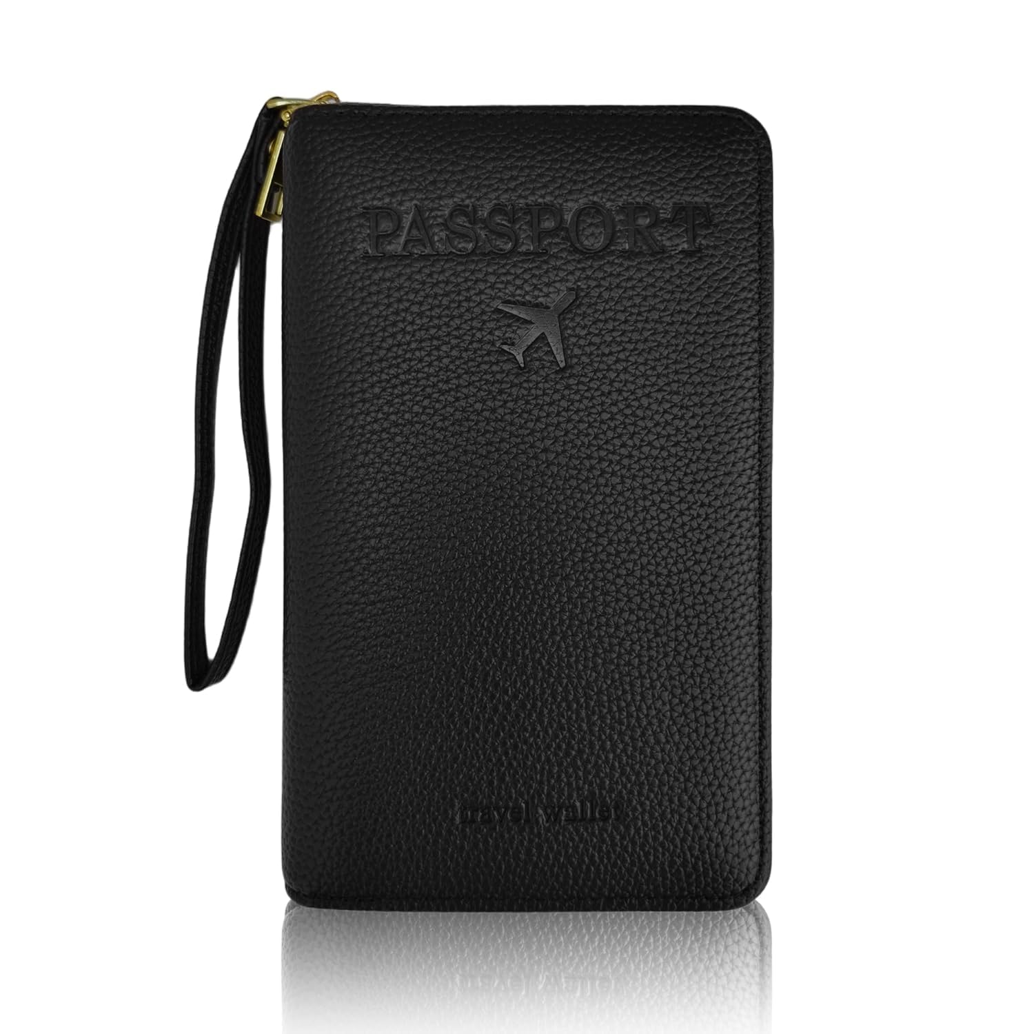 Premium PU Leather Passport Holder Cover | Travel Passport Wallet with Snap Button Closure | Waterproof Passport Case for Passport, Boarding Pass, Travel Documents & Cards | Unisex Travel Organizer-picture-48
