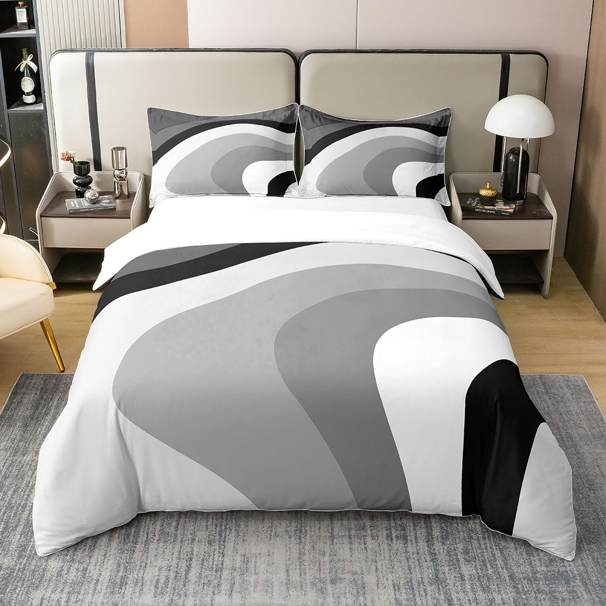 Housse de couette moderne en coton pour créer une chambre d'ado chaleureuse et rétro