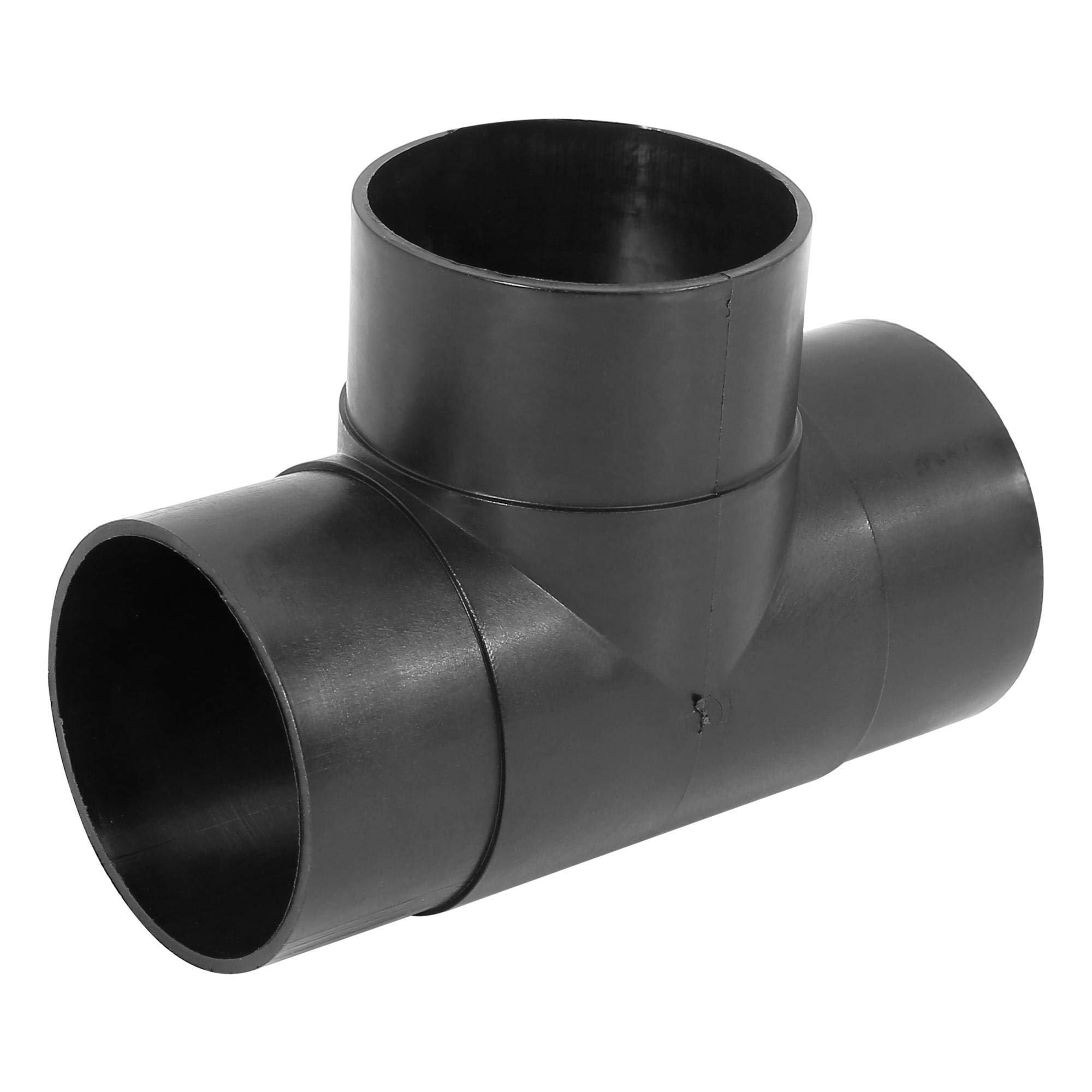 X AUTOHAUX 60mm Car 3 Way Air Ducting Elbow Pipe T Shape Outlet Connector