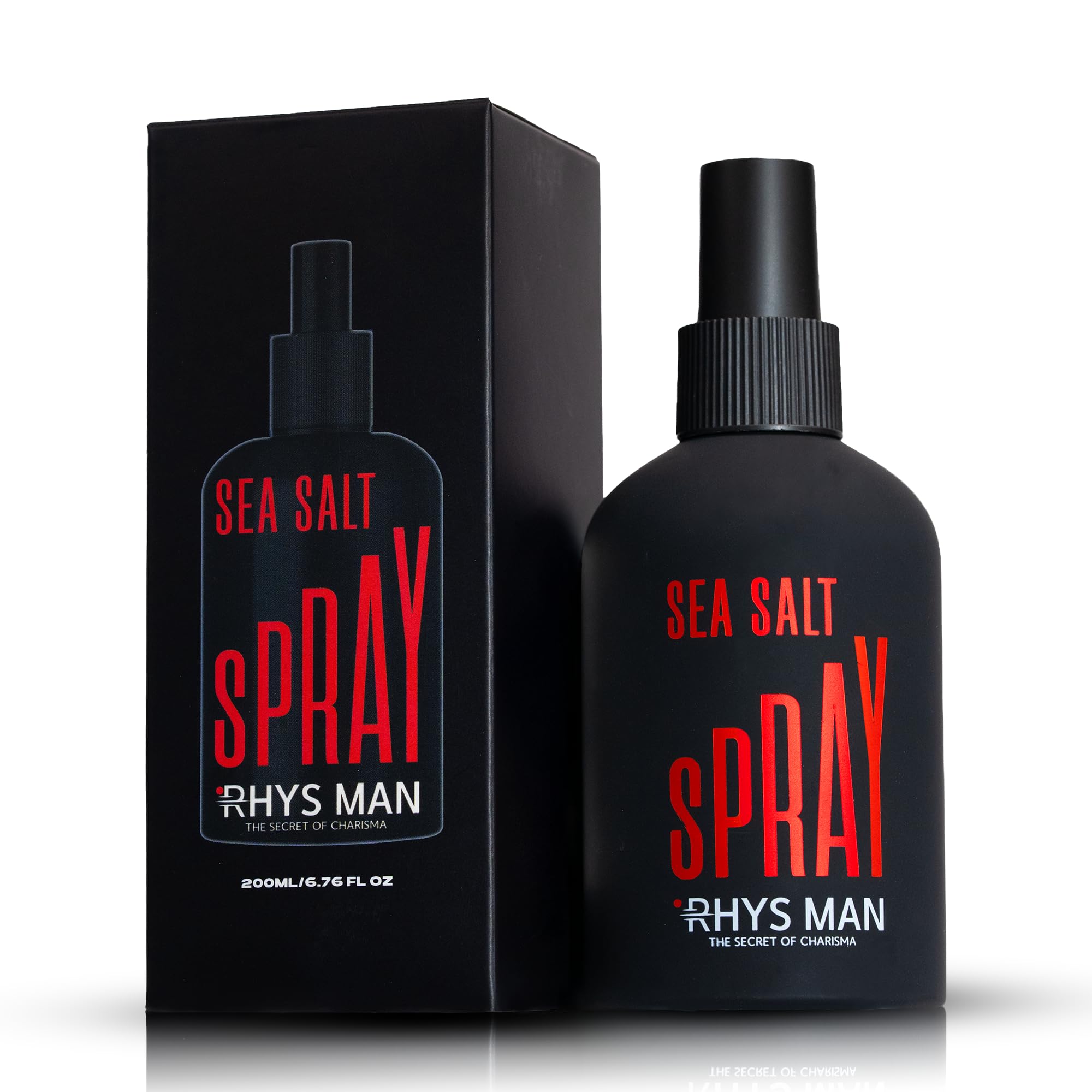 Sea Salt Spray for Men Natural Hair Texture Spray with Argan Oil Aloe Beach Waves Volume Matte Finish