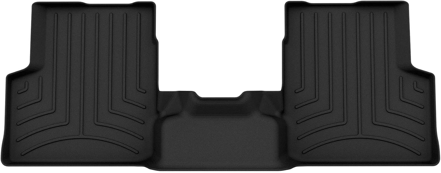WeatherTech FloorLiner HP Custom Fit Floor Mats for Jeep Renegade 2nd Row (448142IM), Black