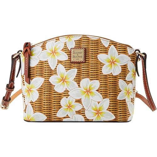 Dooney & Bourke Handbag, Plumeria Suki Crossbody - White