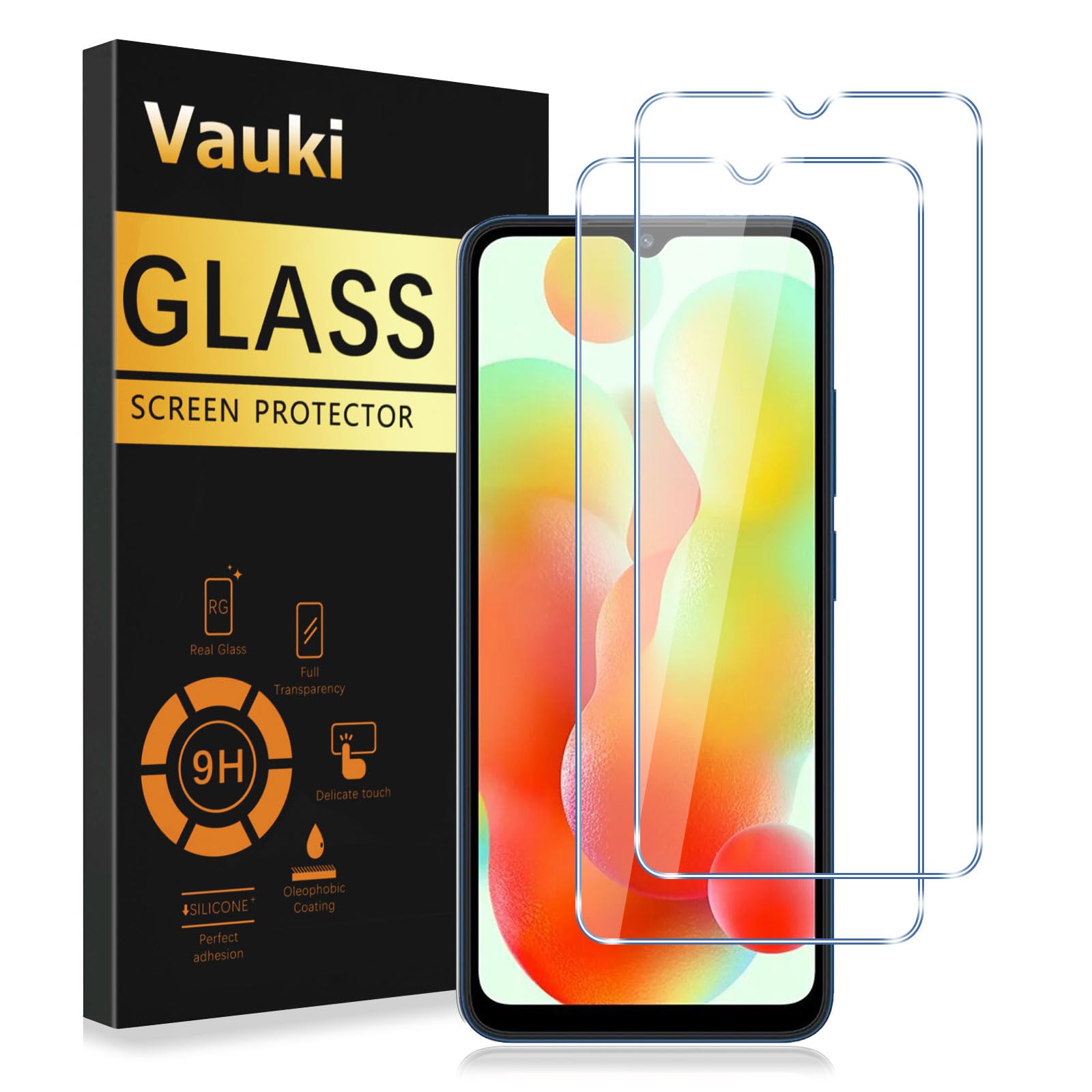 Funrae Pellicola Protettiva per Xiaomi Redmi Watch 5 Lite, [4 Pezzi] 2.5D Proteggi Schermo in Vetro Temperato Copertura Completa Anti Graffio Senza Bolle HD Protezione Film - Transparente