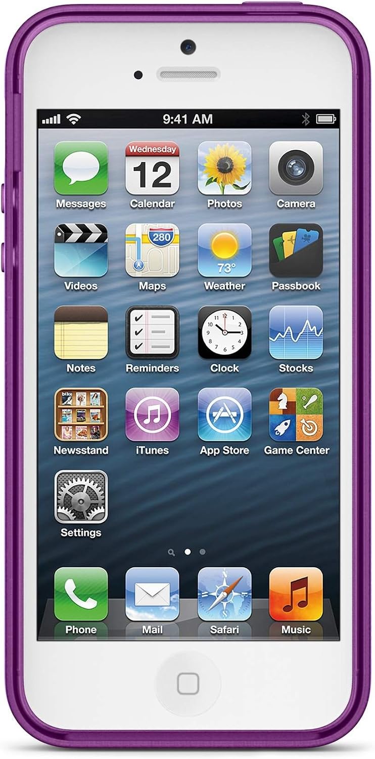 Belkin Grip Candy Sheer Case for iPhone 5 and 5S (Purple and Violet)