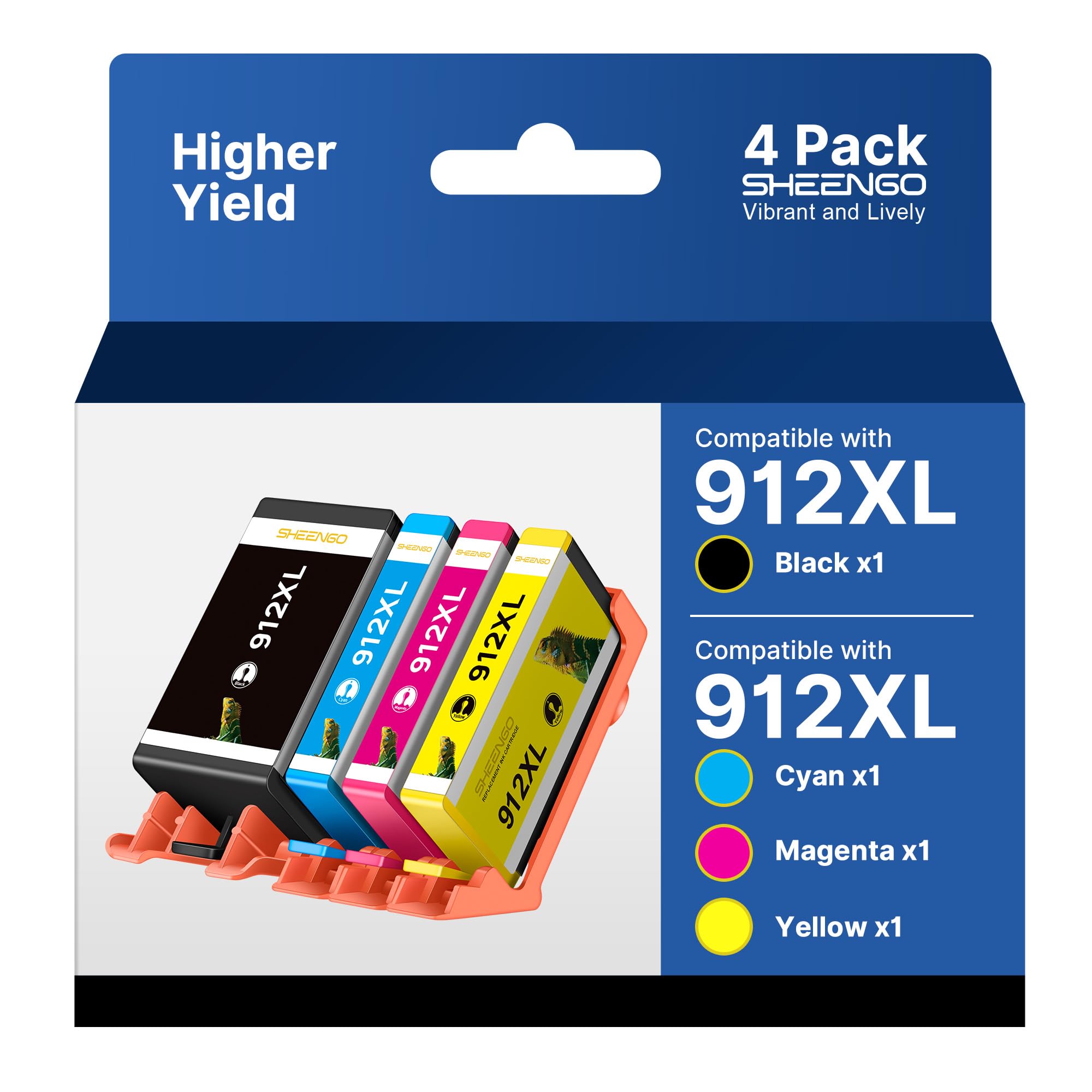 912XL Multipack Compatible para HP 912 Cartuchos de Impresora para HP 912