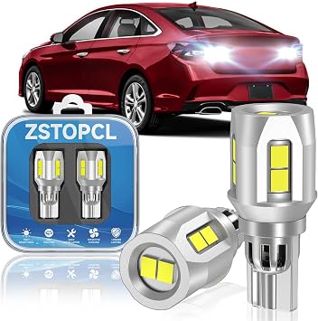921 LED Reverse Light Bulbs Fit for Hyundai 2006-2019 Sonata 2014-2025 Tucson, Upgraded 500% Brightness, Super Bright 912 T15 LED Backup Lights Replacement, 6000K Cool White, Pack of 2