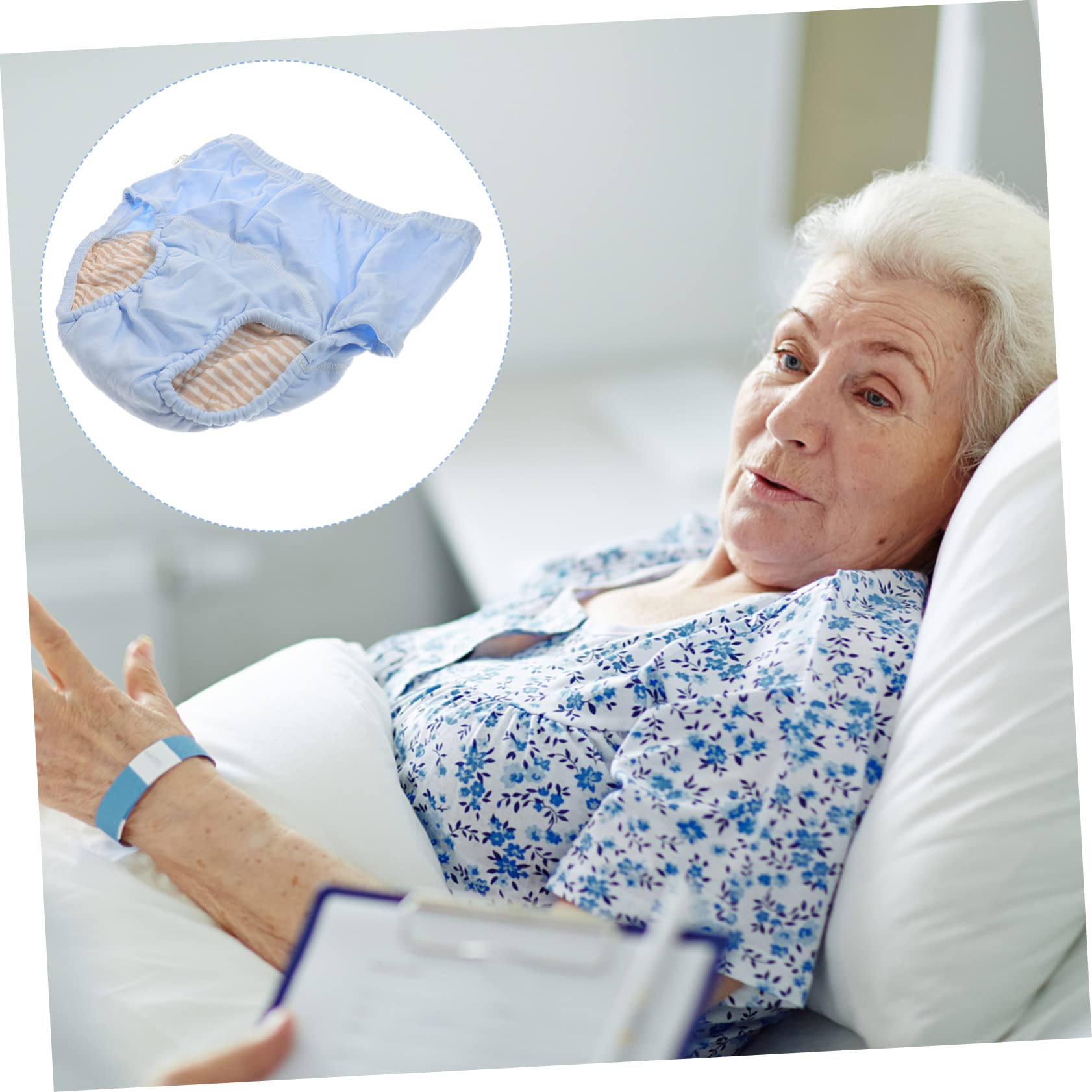 2piezas Para Ropa Interior Transpirable Para Ancianos Bragas De Cuidado Para Adultos Diseño Cómodo y Absorbente