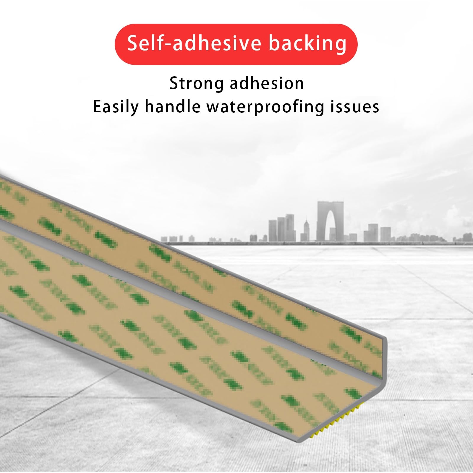 Tipo Grueso Esquina Protectora para Escalones Dientes de Sierra en Forma de Barra Aumentar la Fricción Perfil de Escalera, Resistente Al Agua y A Los Rayos Solares(Brown,110cm)