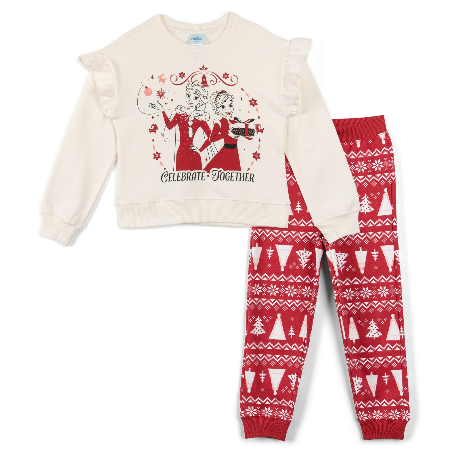 Disney Holiday 2-Piece Fleece Sweatshirt and Pants Set for Baby &amp; Kids