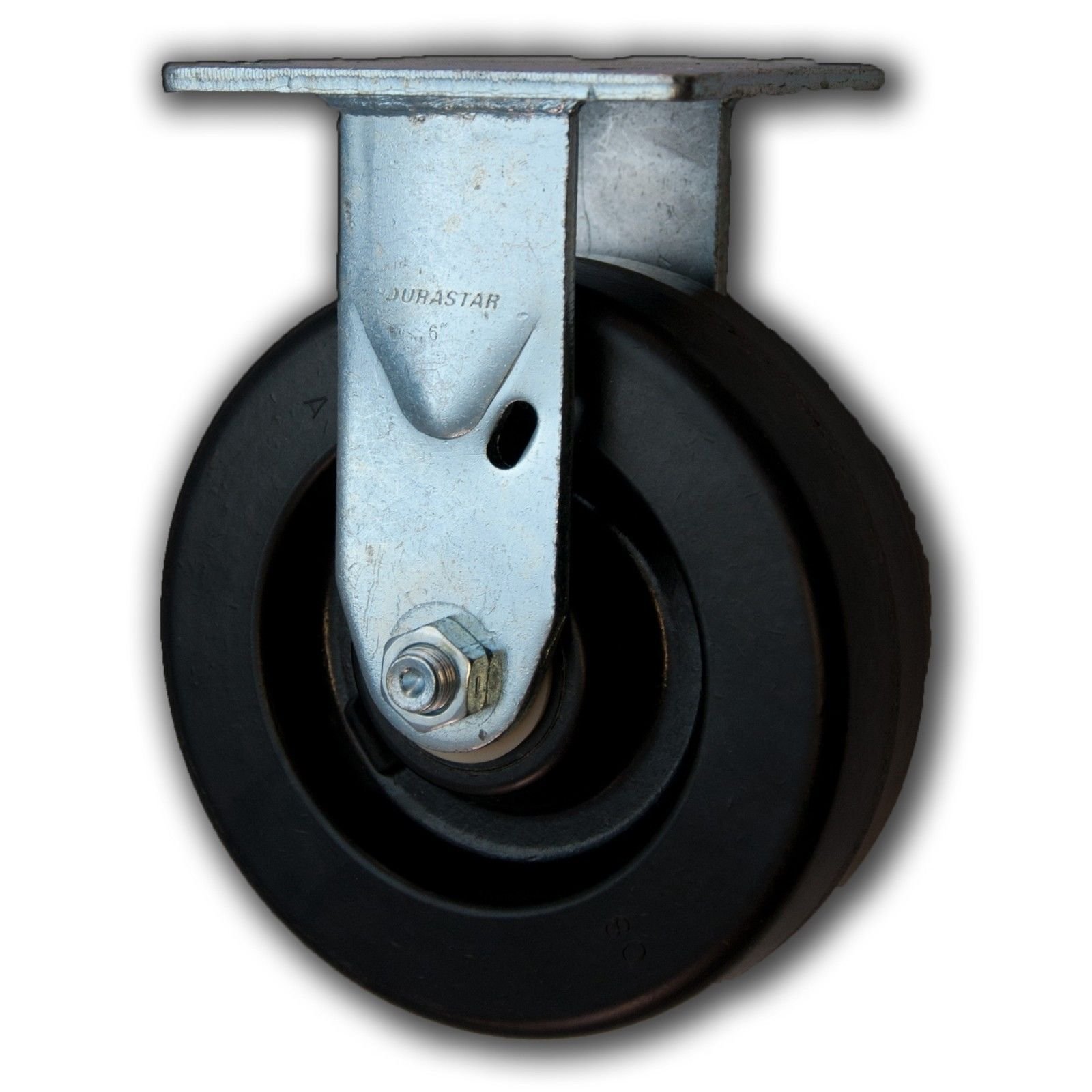 6" x 2" Heavy-Duty Rigid Caster with Phenolic Wheel