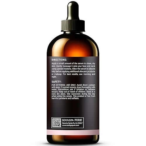 Miniatura 8 de Suero de ácido hialurónico para rostro con péptidos - Suero facial de hidratación profunda - Suero revitalizante para pieles maduras - 4 onzas