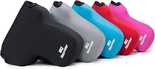 Miniatura 8 de MegaGear Nikon Coolpix P900, P900S - Funda de neopreno ultraligera para cámara, con mosquetón, color gris, MG1111, gris