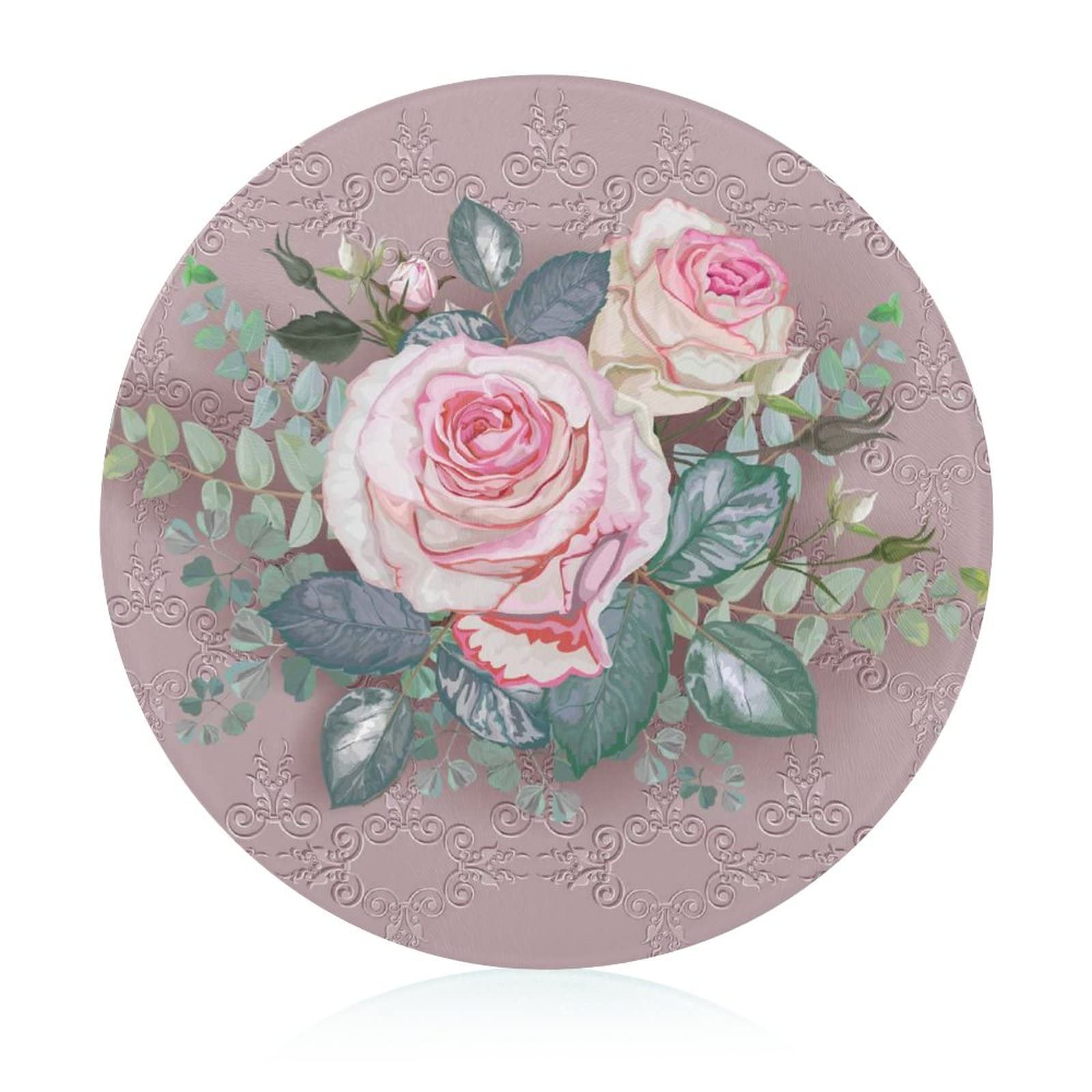 Planche de cuisine Rose 20 cm pour préparer l'apéritif et les légumes