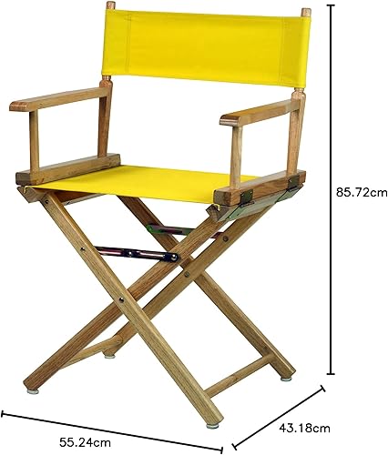 Miniatura 417 de Casual Home - Silla de director de 30 in, marco blanco, con lona color blanco, altura de barra