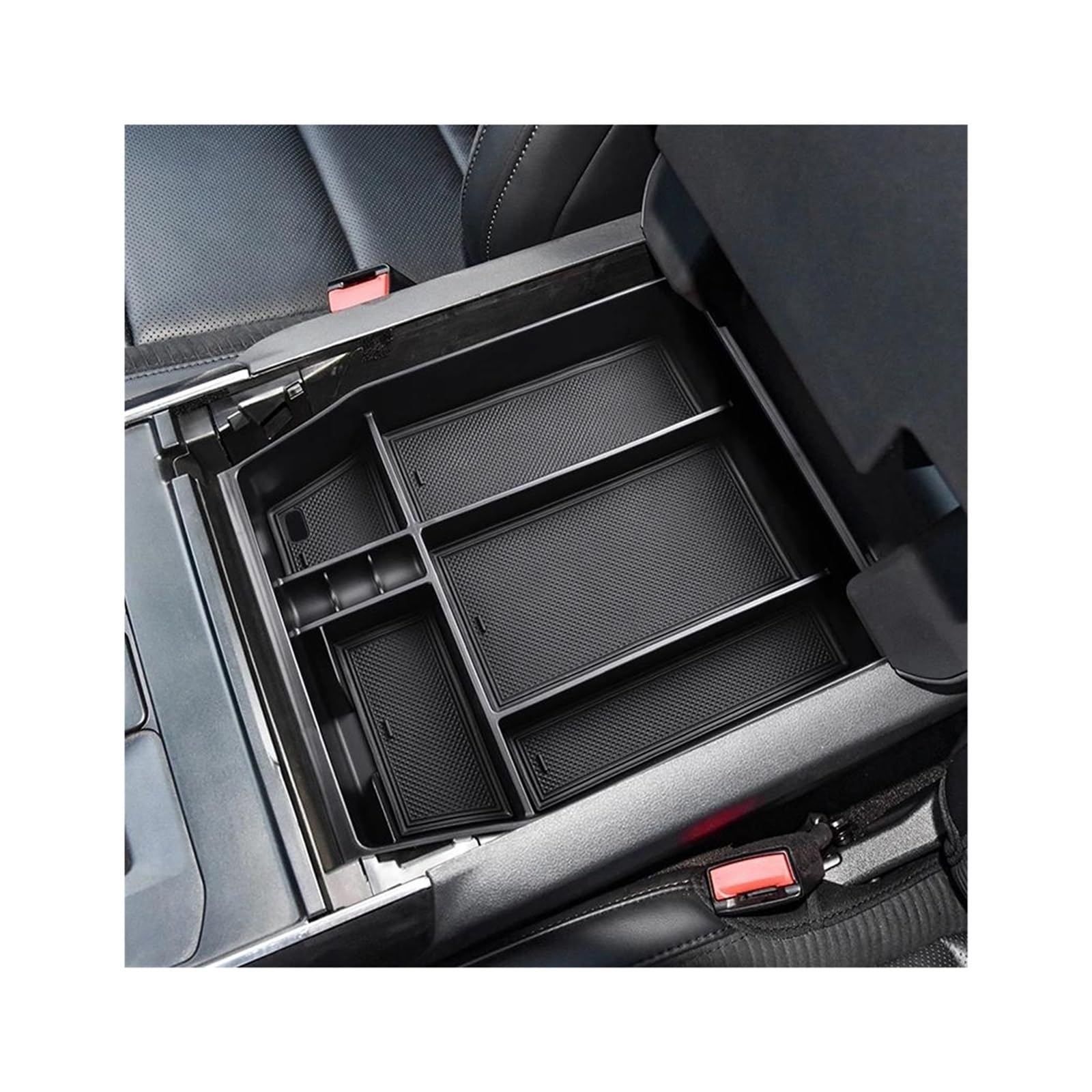 OOPUHKSY Interior Accessories For Ford F150 21-23 2022 Armrest Insert Tray Coin Storage Holder Car Center Console Organizer