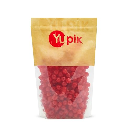 Yupik Sour Cherry Candies, 2.2 lb (35.2 oz), Cherry-Flavored Balls, Sweet & Tart, Chewy Red Gummies, Fun Treat, Sweet Candy, Delicious Snack, Ideal for Gifting, Holidays & Decorating - Cherry Sours - 2.2 pound (Pack of 2)