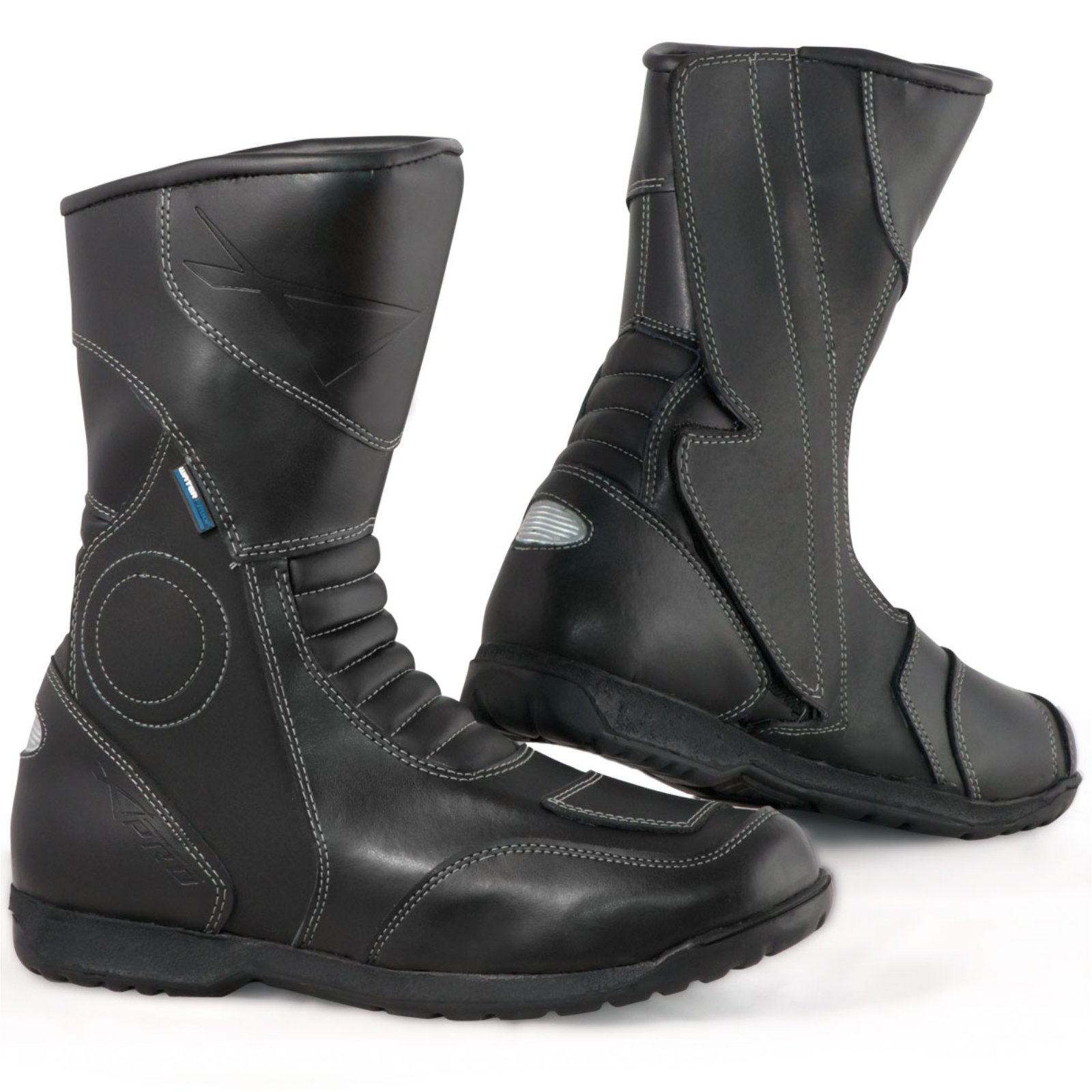 Buty buty Moto Scooter City Touring wodoodporne skórzane czarne 44