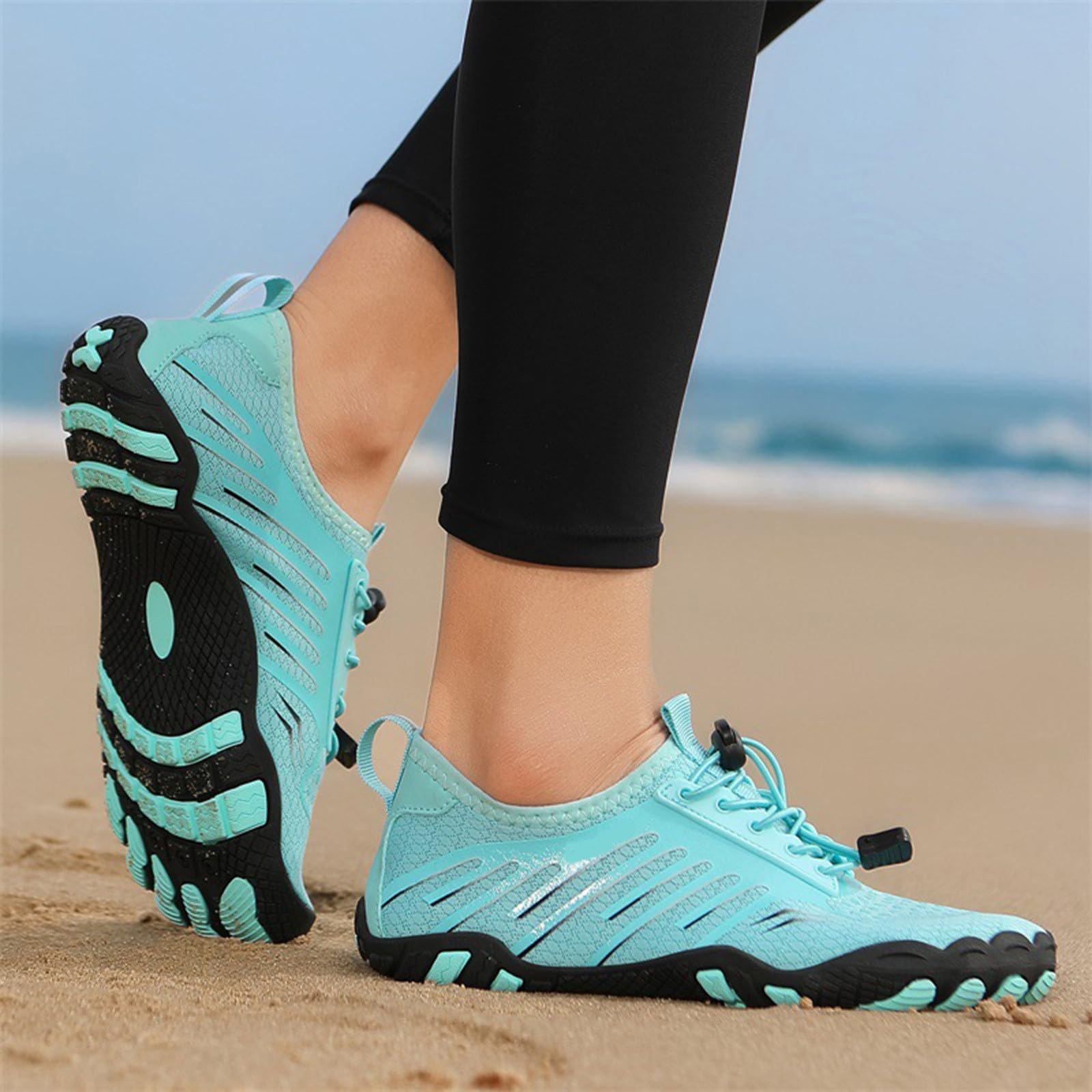 Scarpe da Scoglio Uomo Scarpette per Scogli Acqua Donna Bambina Spiaggia Ciabatte Mare Sandali Il Entrare in Ginnastica di Gomma Neoprene Tg Trasparenti Bambino Scarpetta