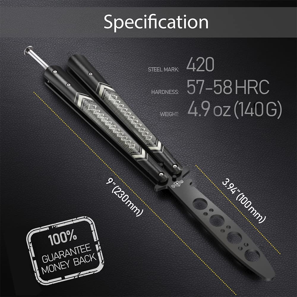 Butterfly Knife Trainer Balisong Trainer Practice Butterfly Knife Balisong Butterfly