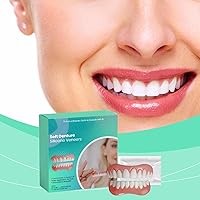 Vista 2 de Carillas suaves del silicón de la dentadura, dientes cosméticos temporales, sistema superior e inferior de la dentadura, potenciador reutilizable