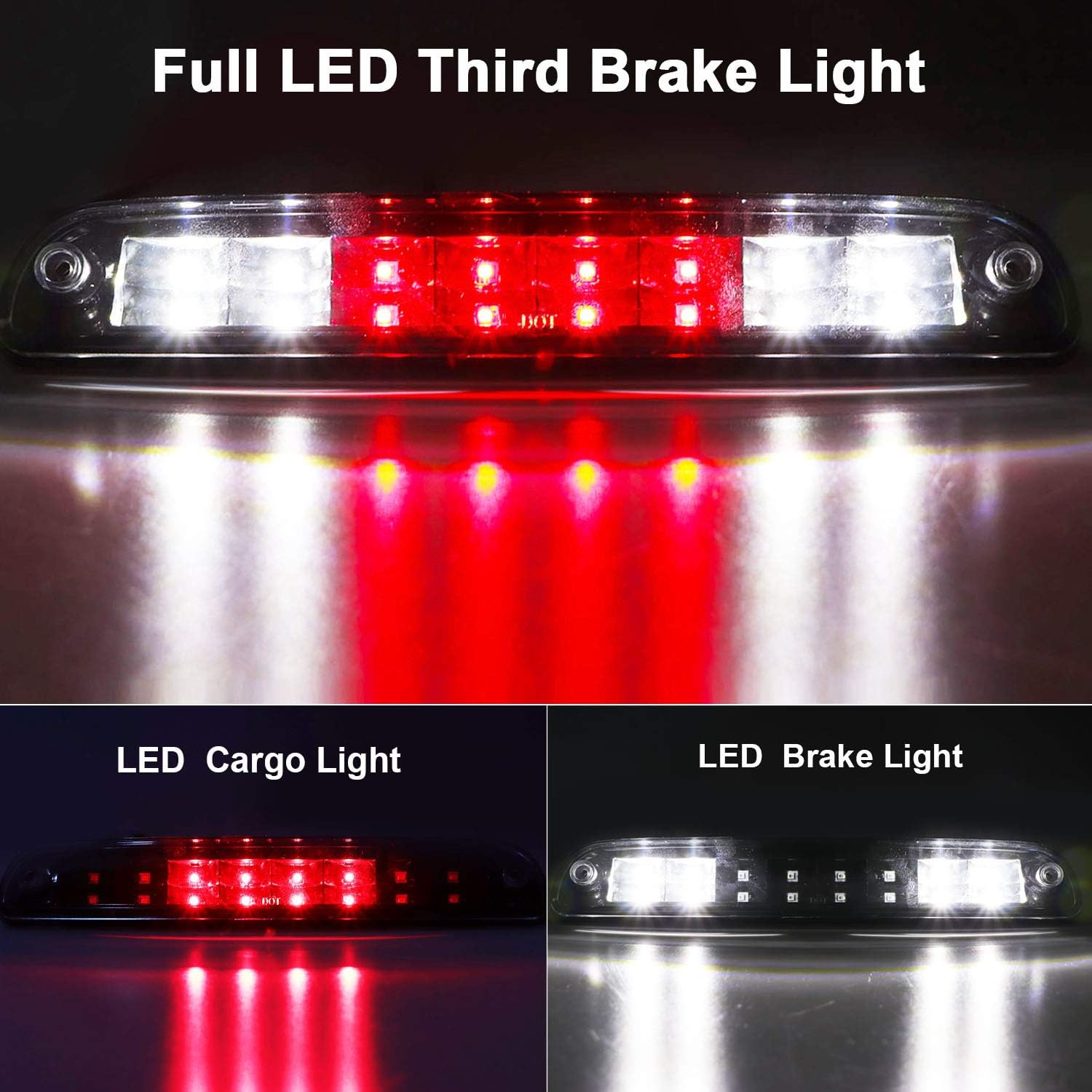Tail Cargo Light High Mount Brake Light Stop Light For Ford /Mazda B2300