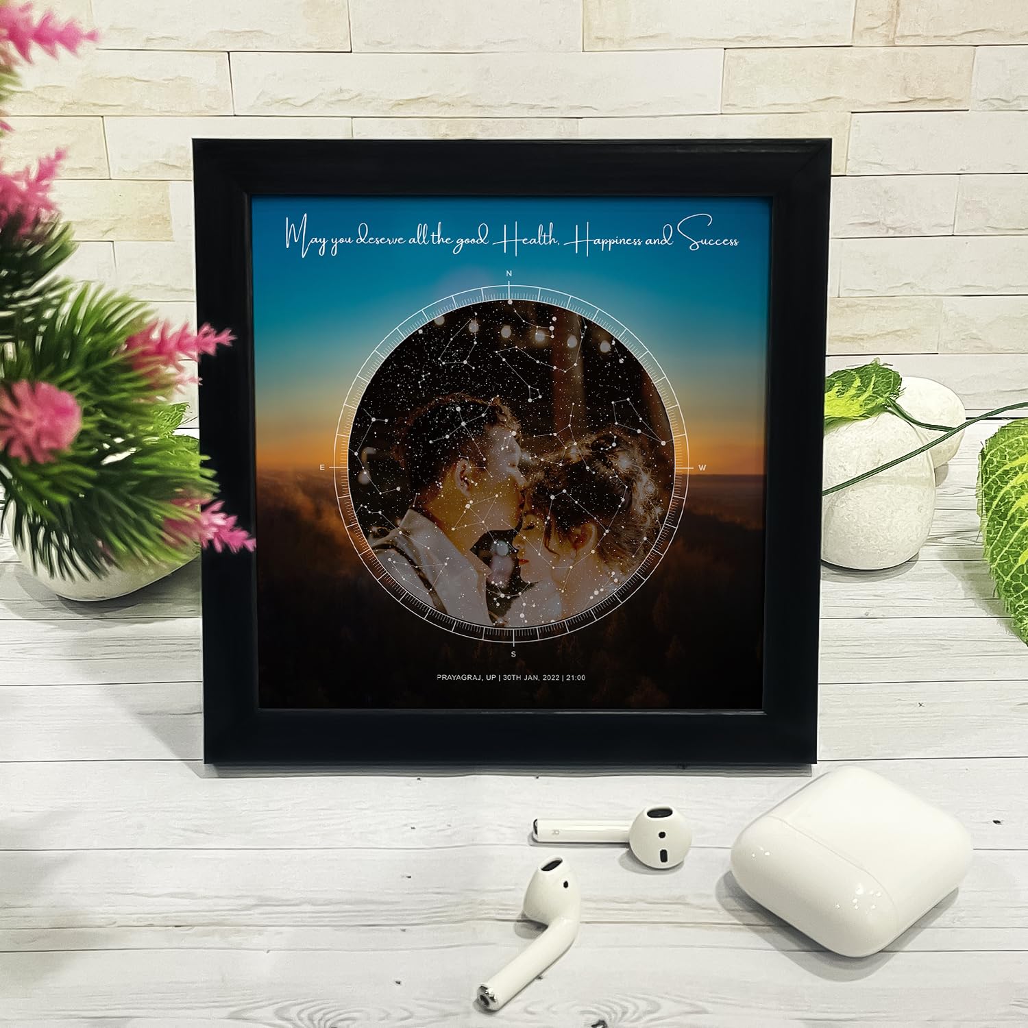 Personalized Starmap Art Prints - Custom Constellations -5 Personalized Starmap Art Prints - Custom Constellations -5
