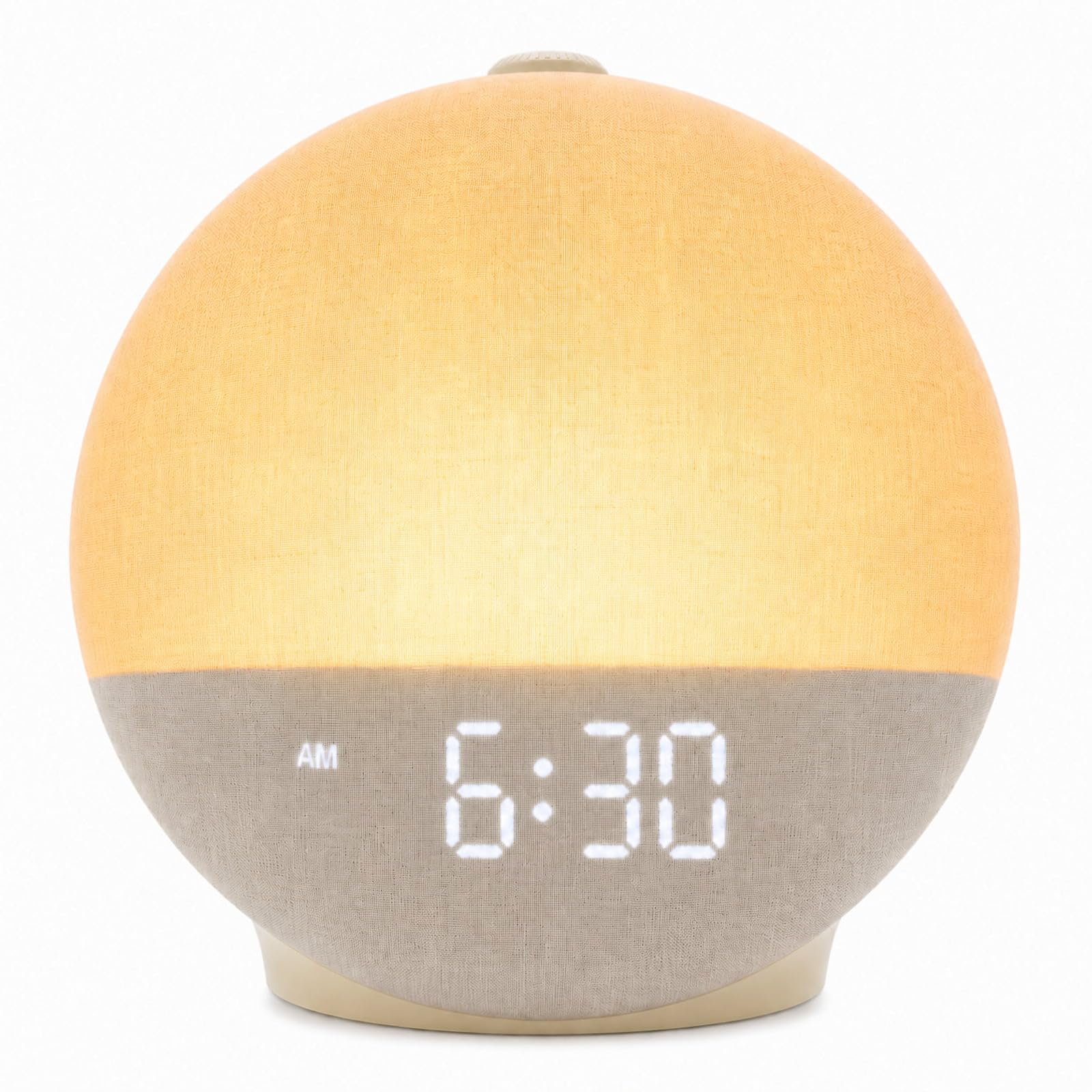 Reloj despertador Sunrise con máquina de sonido, luz natural de despertar con luz nocturna, 30 sonidos de sueño, altavoz Bluetooth, reloj despertador de máquina de ruido blanco para