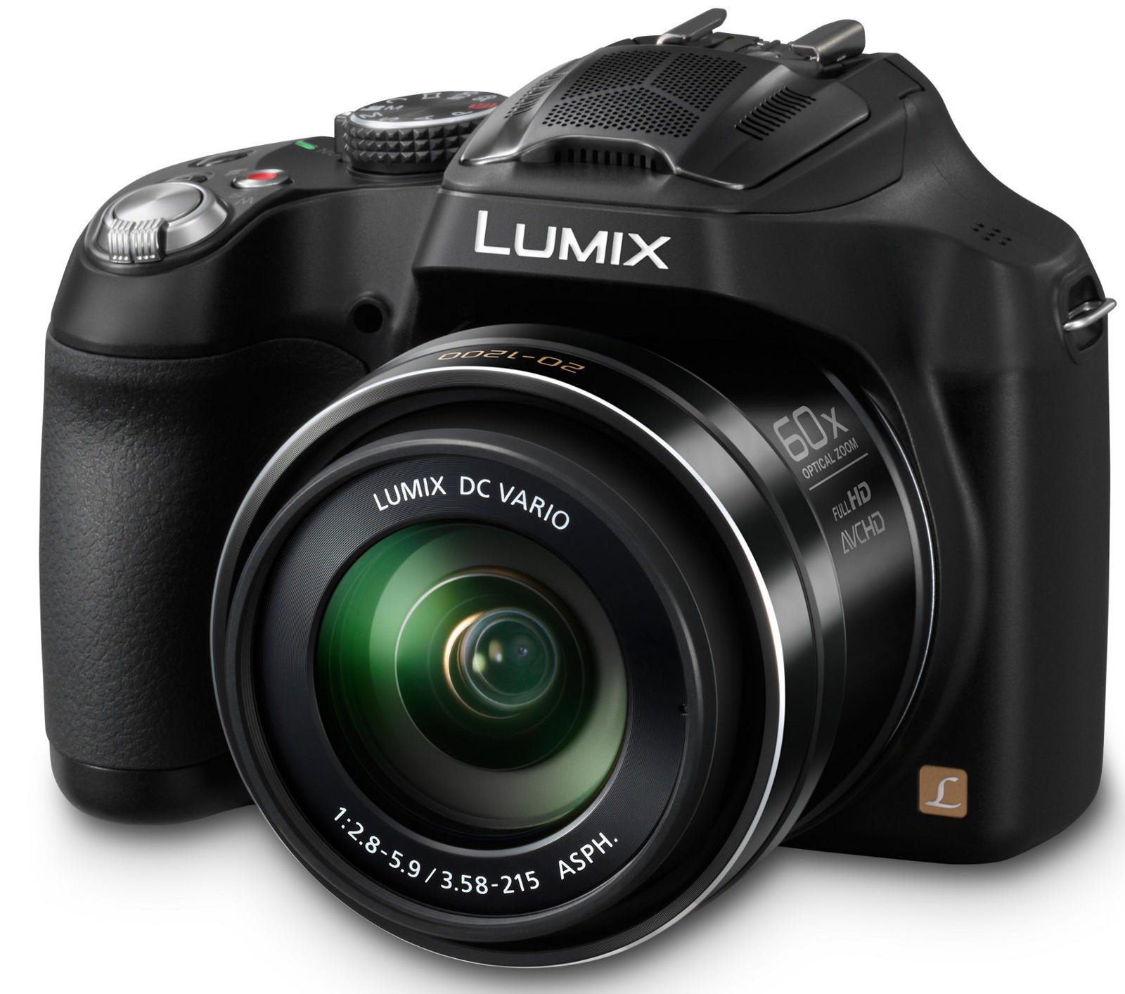 Panasonic Lumix DMC-FZ72EF-K Appareil photo bridge Ecran 3" (7,62 cm) 16,1 Mpix Zoom optique 60x USB Noir - Version française