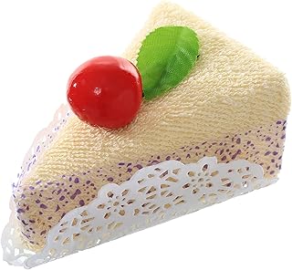 فوط للتنظيف على شكل كيكة، 2 قطعة - بيج، مايكرو فايبر، Small