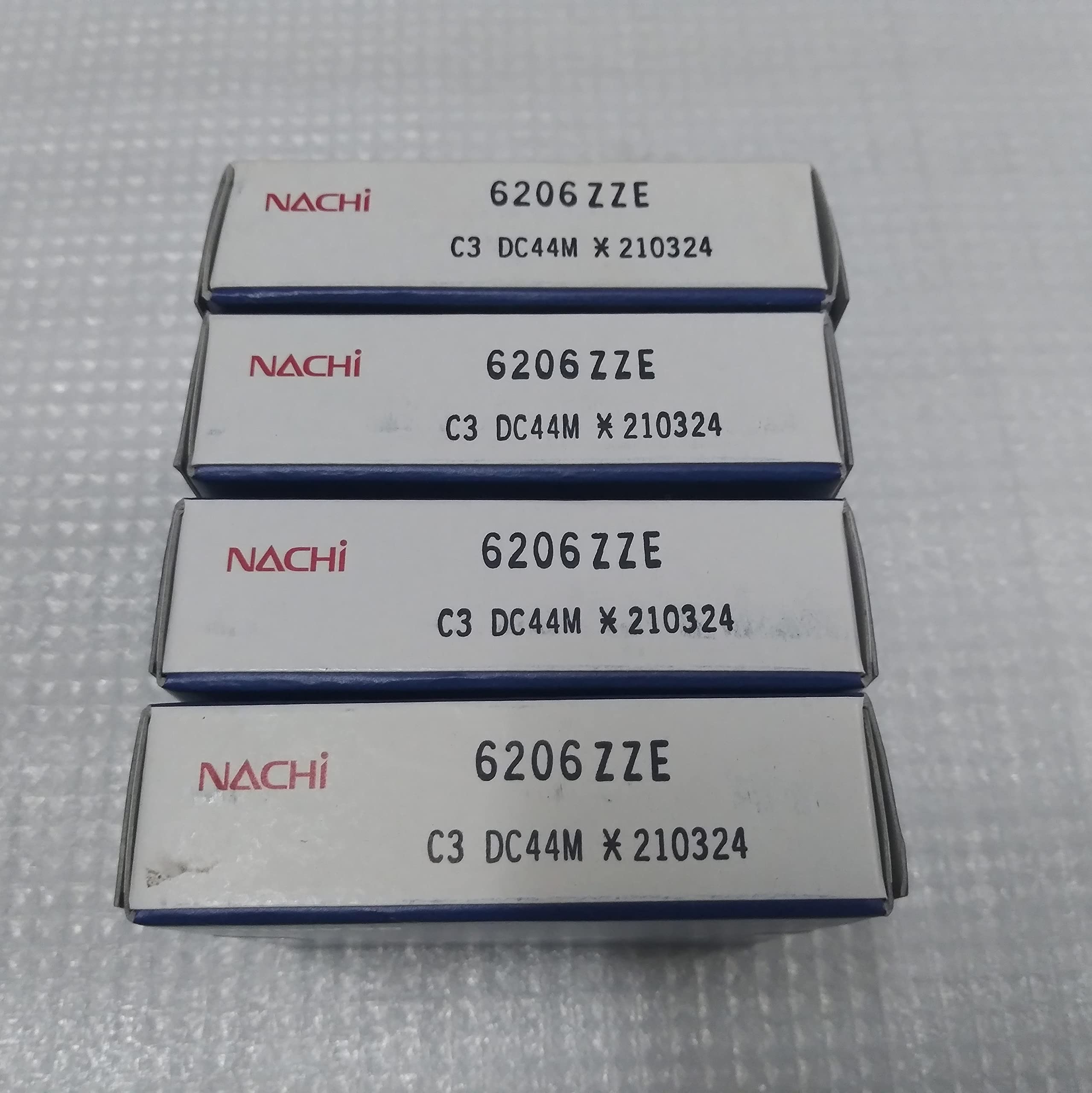 Amazon | NACHI 4パック 6206-ZZE C3 ベアリング 日本 | 深溝玉