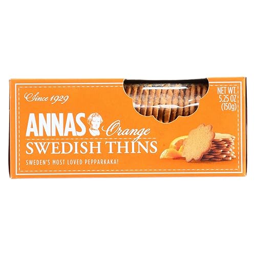 Lotus Anna's Thins Delicadas Galletas Suecas Naranja -- 5.25 oz3